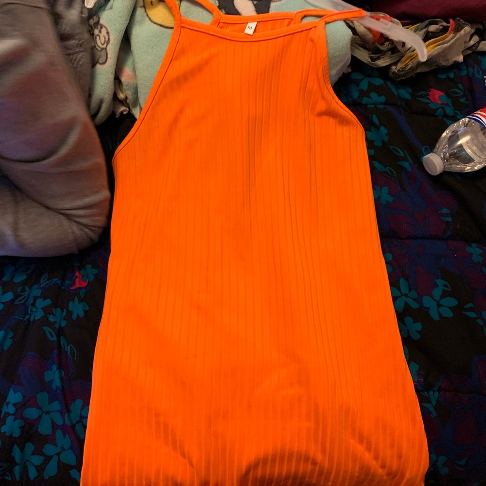 Orange dress